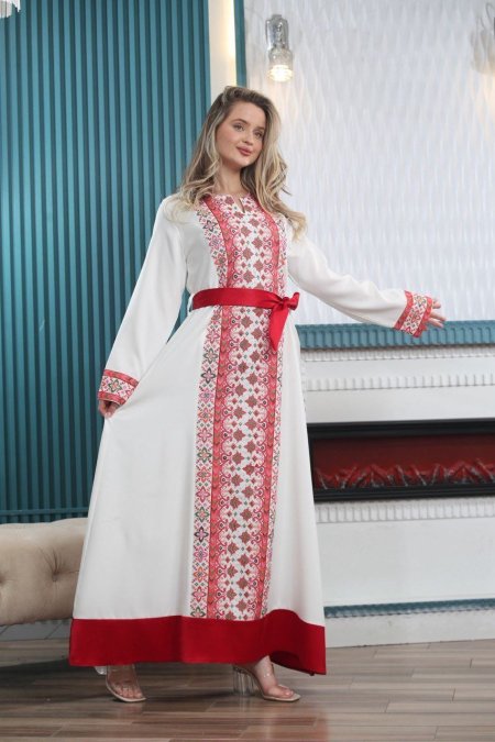 فستان تطريز 043